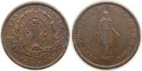 Kanada 1 Penny Ku Lower Canada, 2 Sous, Quebec Bank, mit Punkt, mehrere Randstöße -