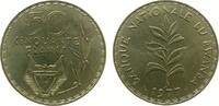 Ruanda 50 Francs Ms Teestrauch, minimal fleckig -