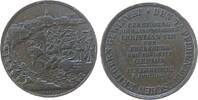vor 1914 Medaille Bronze Eckernförde - auf das Seegefecht am 5. April, die brennenden Wracks der dänischen Schiffe Christian VIII. und Gefion in d -