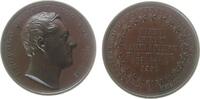 vor 1914 Medaille Bronze Karl Leopold Friedrich (1830-1852) - auf seinen Tod, gestiftet vom badischen Kunstverein, Carlsruhe, Büste nach rechts / -