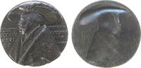 Personen Medaille Zinnguß bronziert (?) Berger Michel - Augsburger Kaufmann, seines Alters XXVI Jar MDXXII, Brustbild nach links, einseitiger spät -
