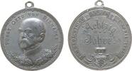 Bismarck tragbare Medaille Zinn Bismarck (1815-1898) - auf seinen 80. Geburtstag, Brustbild halblinks / Schrift, v. Drentwett, ca. 41 MM -