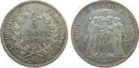 Frankreich 5 Franc Ag Herkulesgruppe, A (Paris) -