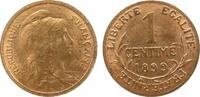 Frankreich 1 Centime Br Daniel-Dupuis, etwas fleckig -