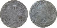 Frankreich 1/2 Ecu aux huit L Ag Louis XIV, S (Troyes), Reformation, ca. 12,2 Gramm, korrodiert -