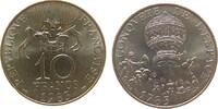 Frankreich 10 Francs NiMs Montgolfier, Heißluftballon, Schön 245 -