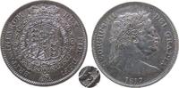 GB Großbritannien ab 1708 1/2 Crown Ag Georg III, S over I in PENSE, ESC 616 var, selten, Patina -