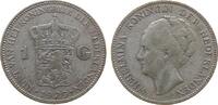 Niederlande 1 Gulden Ag Wilhelmina I, Schuman 824 -