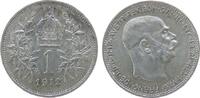 Österreich 1 Krone Ag Franz Joseph I,J383 -