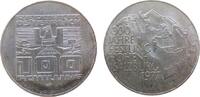 Österreich 100 Schilling Ag Hohensalzburg, Patina -