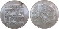 Österreich 100 Schilling Ag Hohensalzburg, etwas Patina -