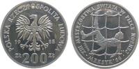 Polen 200 Zlotych KN Fußball-WM Mexiko 1986, Probe -