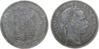 Ungarn 1 Forint Ag Franz Joseph I, KB, kleine Randstöße -