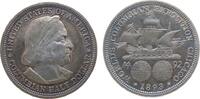 USA 1/2 Dollar Ag Kolumbus, Columbian Exposition, hübsche Patina -