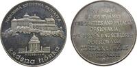 Slowakei Medaille Silber Krásnohorské Podhradie - Burgen und Schlösser der Slowakei, Burg Krásna Hôrka und das Andrassy Mausoleum / Mehrzeiler, ca -