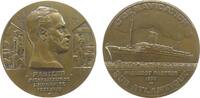 Medicina in nummis Medaille Bronze Pasteur Louis (1822-95) - auf das Linienschiff Pasteur, Medicina in nummis, Büste zwischen Schäfer und Mutter mit Kind -
