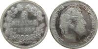 Frankreich 5 Francs Ag Louis Philippe I, W (Lille), Patina -