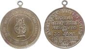 Kaiserslautern tragbare Medaille Bronze Kaiserslautern - auf den nationalen Gesangswettstreit, und aus Anlass der 30jährigen Jubelfeier des Sängerkreises Kaisers -