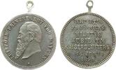 Kaiserslautern tragbare Medaille Bronze versilbert Kaiserslautern - Achtertag, auf das 25jährige Militärjubiläum, 8. Königlich Bayerisches Infanterie-Regiment, B -