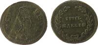 Jetons & Notgeld Spielmarke Messing Minerva - Spielmarken, v. Jakob Johann Lauer, ca. 19 x 18 MM (leicht oval) -