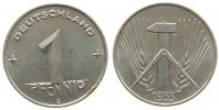 DDR 1 Pfennig Al E, Muldenhütten -