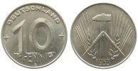 DDR 10 Pfennig Al E, Muldenhütten -