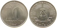 DDR 10 Pfennig Al A, Berlin, matt -