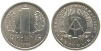 DDR 1 Pfennig Al A, Berlin, matt -