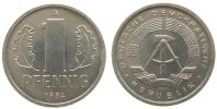 DDR 1 Pfennig Al A, Berlin, matt -