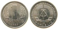 DDR 1 Pfennig Al A, Berlin, matt -