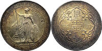 Great Britain Trade Dollar Great Britain, Edward VII, 1908, Trade Dollar, AU -