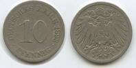 10 Pfennig G9591 - Deutsches Reich KM#12 RAR Germany Empire -