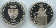10 Diners G0448 - Andorra ECU Silber KM#119 -