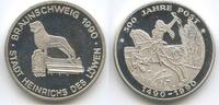 Deutschland Medaille GX1189 - Braunschweig Stadt Heinrichs des Löwen - 500 Jahre Post 1490-1990 -