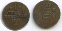 Hessen-Kassel 1 Guter Pfennig G14383 - Wilhelm II. 1821-1847 -