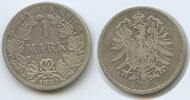 Deutsches Reich Kaiserreich 1 Mark G10263 - Germany Empire Wilhelm I. -
