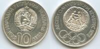 Bulgarien 10 Leva Silber GS1005 - 10th Olympic Congress Bulgaria -