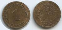 Deutsches Reich 1 Pfennig G9605 - Germany Empire Wilhelm I. -