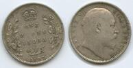 Indien Britisch 1 Rupee H0392 - King Edward VII. 1901-1910 British India -