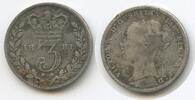 Großbritannien 3 Pence 1881 H0473 - Victoria 1837-1901 Great Britain Uni... 50.20 元 含税 ＋  66.94 元 运费