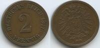 Deutsches Reich 2 Pfennig G10402 - Germany Empire Wilhelm I. -