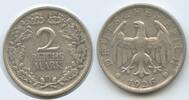 Deutsches Reich Weimar 2 Reichsmark S0058 - Germany Weimar Republic -