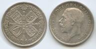 Großbritannien United Kingdom One Florin (2 Shillings) Silber H0410 - King George V. 1910-1936 Great Britain -