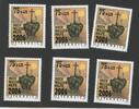 Österreich 6 Stück Briefmarken 0,75 € + 4,25 € Zuschlag GB528 - Hochwasserhilfe 2006 Überdruck auf Ferienland Österreich Mondsee -