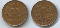 Kolumbien V Centavos (5 Centavos) G2558 - Jacobin liberty cap - Republic of Colombia -