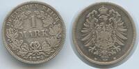 Deutsches Reich Kaiserreich 1 Mark Silber G10229 - Wilhelm I. 1871-1888 Germany Empire -