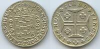 Portugal 400 Reis Silber GB1237 - Cruzado Novo - João Prince Regent 1799-1816 -