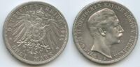Deutsches Reich Kaiserreich Preussen 3 Mark Silber S0530 - Wilhelm II. 1888-1918 German States Prussia -