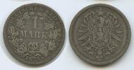 Deutsches Reich Kaiserreich 1 Mark Silber G10292 - Wilhelm I. 1871-1888 Germany Empire -