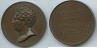 Schweiz Eidgenossenschaft Genf Bronzemedaille M#1079 - Johann Bernhard Kaupert 1786-1863 Komponist und Chordirektor -